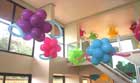 Cenografia com bal�es para evento