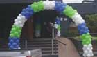 Arco gigante com bal�es para entrada de evento