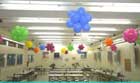 Decora��o com bal�es para evento corporativo