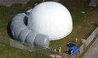Tenda infl�vel pressurizada