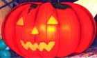 Cabe�a de ab�bora infl�vel gigante para Halloween - Moinho Sto Antonio